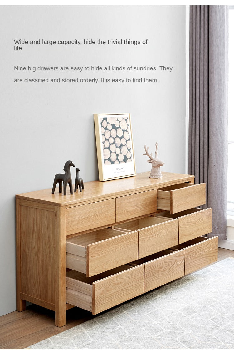 BI OAK DRAWER TABLE【LIFE FARNITURE】 LIFE FURNITURE BI OAK SIDE TABLE / ライフファニチャー BI オーク