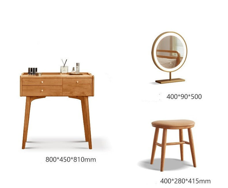 Black Walnut , Ash solid wood Dressing table: