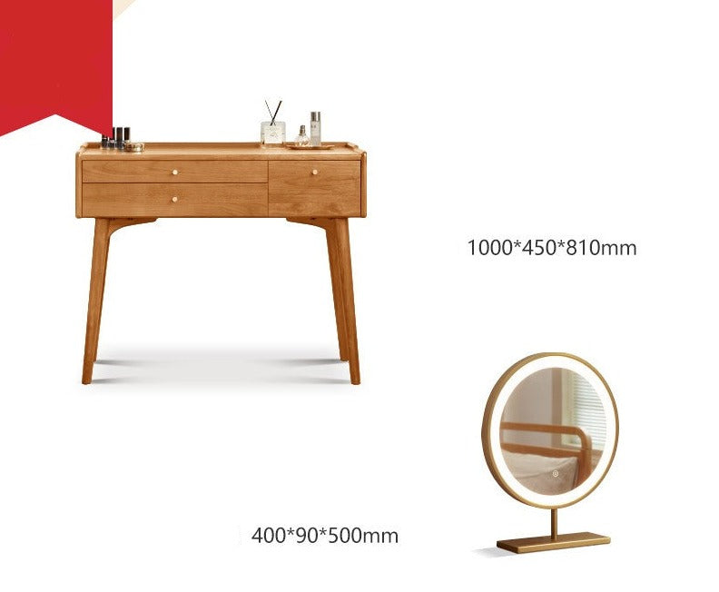 Black Walnut , Ash solid wood Dressing table: