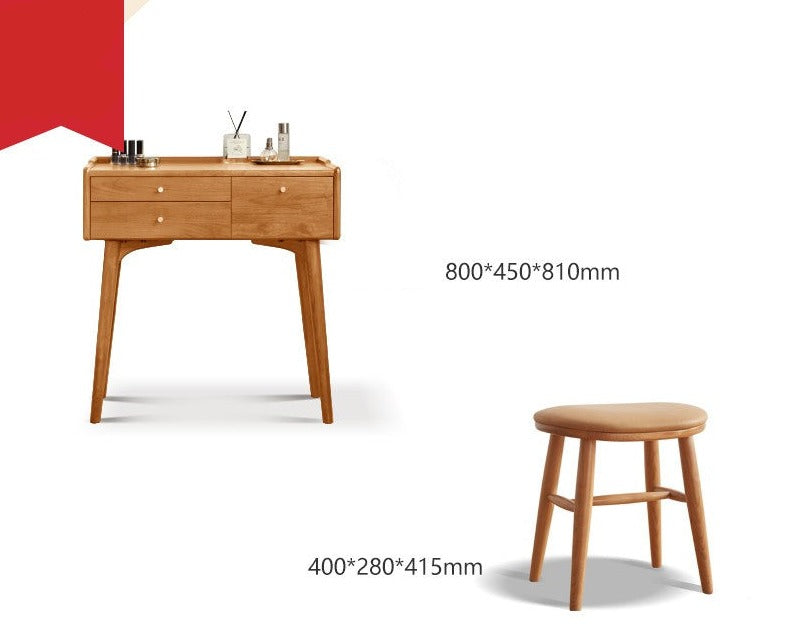 Black Walnut , Ash solid wood Dressing table: