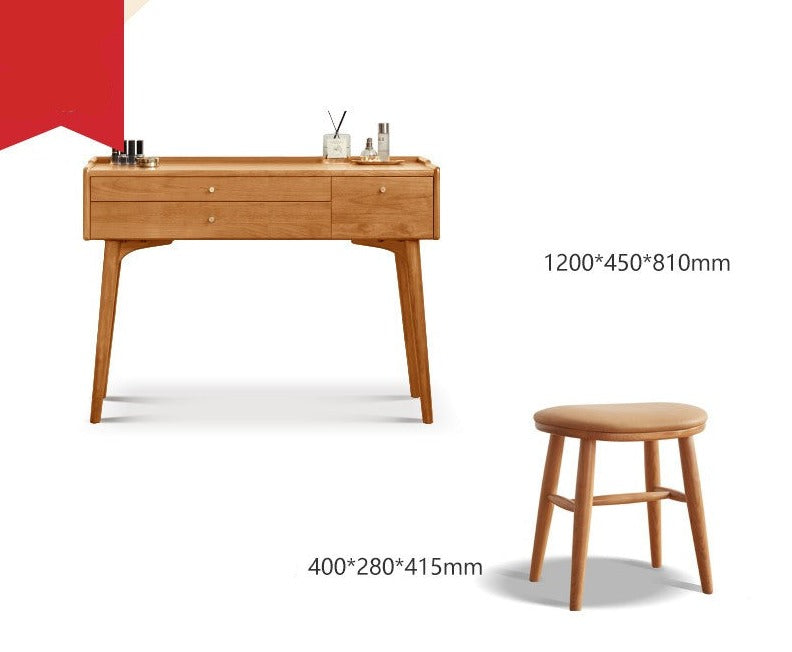 Black Walnut , Ash solid wood Dressing table: