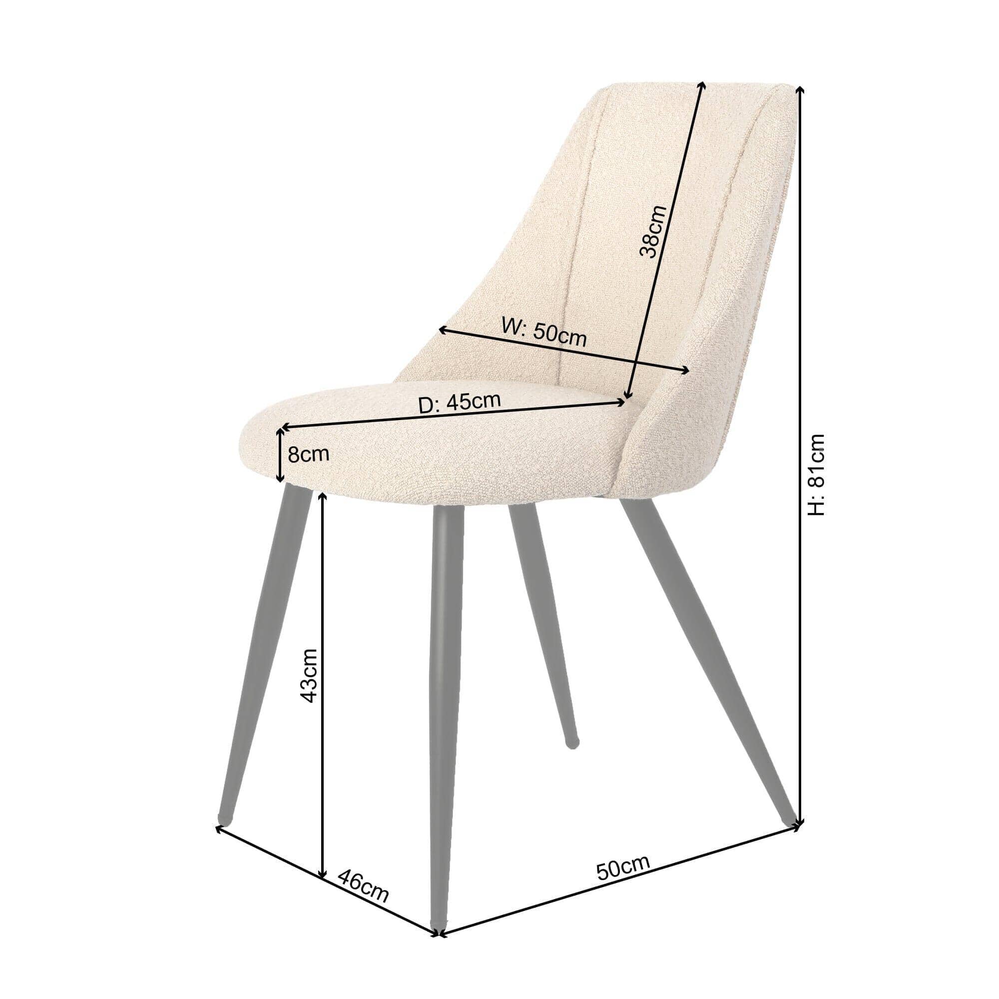 Laura James Amy Dining Chair - Thumbnail 5